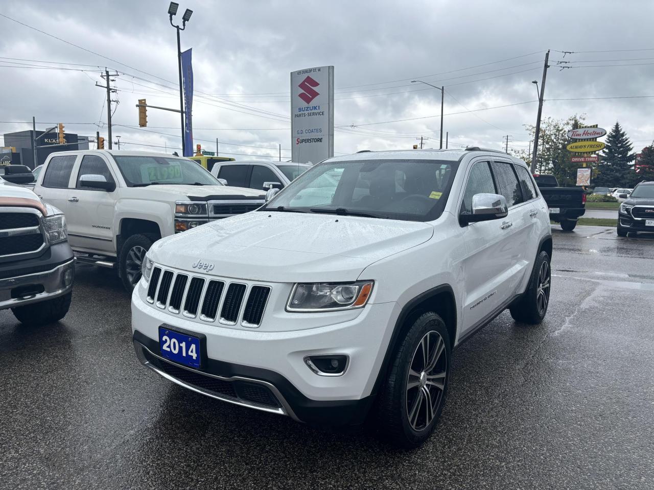 Used 2014 Jeep Grand Cherokee Limited 4x4 ~Nav ~Cam ~Heated Leather ~Moonroof for sale in Barrie, ON