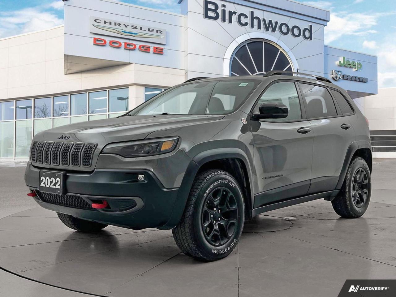 Used 2022 Jeep Cherokee Trailhawk No Accidents | CarPlay | Remote Start for sale in Winnipeg, MB