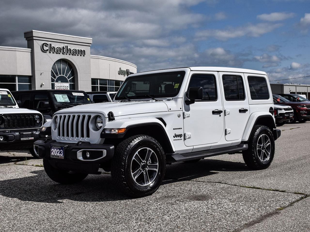 Used 2023 Jeep Wrangler Sahara SAHARA NAVIGATION ONE OWNER SKY TOP for sale in Chatham, ON