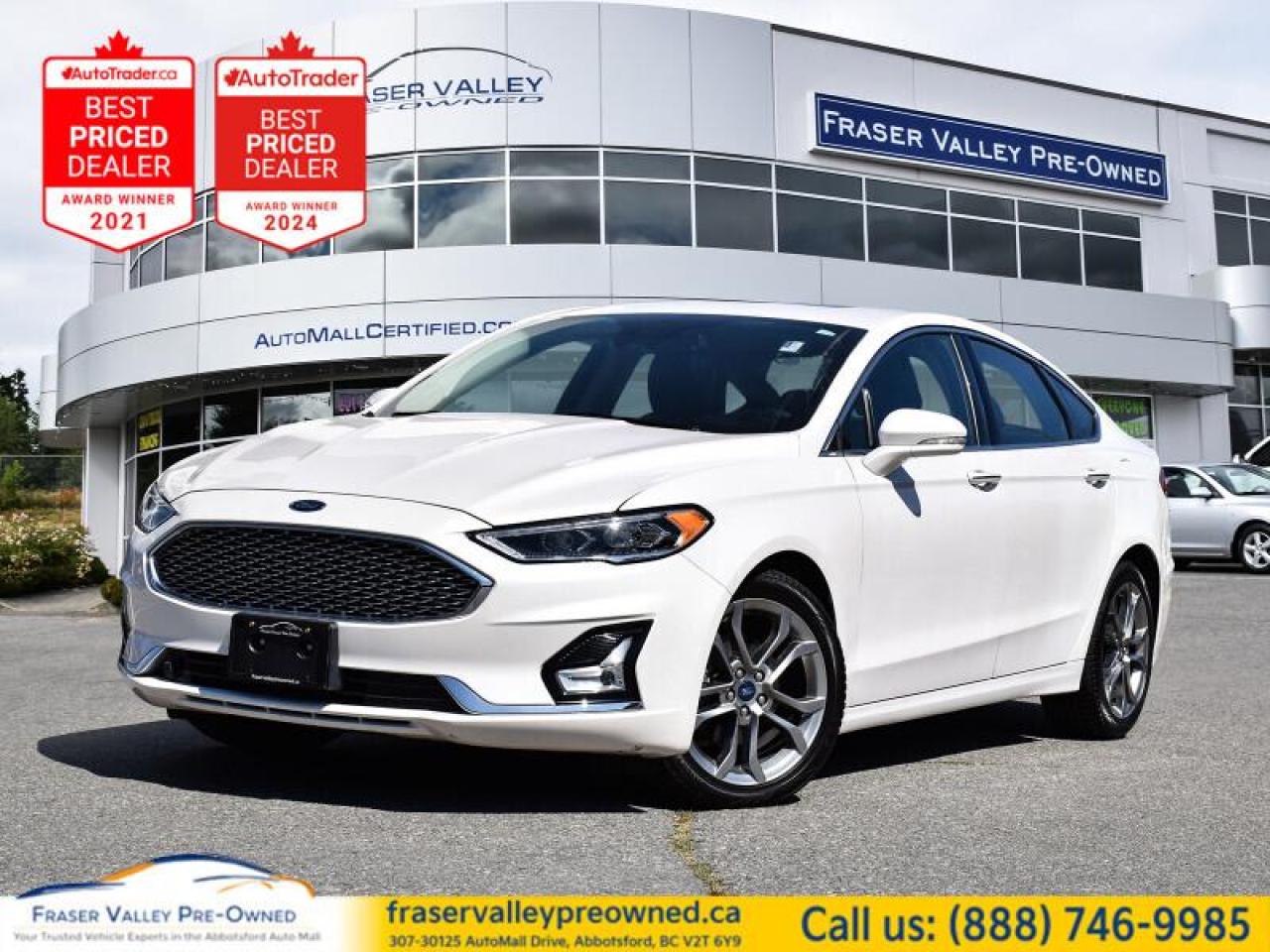 Used 2020 Ford Fusion Hybrid Titanium - Cooled Seats - $101.57 /Wk for Sale in Abbotsford, British Columbia