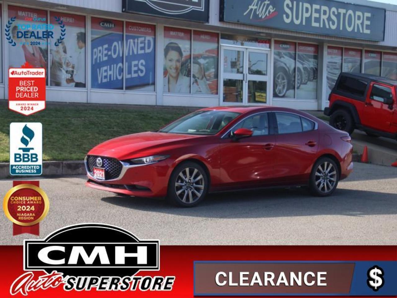 Used 2021 Mazda MAZDA3 GT  **SUNROOF - HEADS UP DISPLAY** for sale in St. Catharines, ON