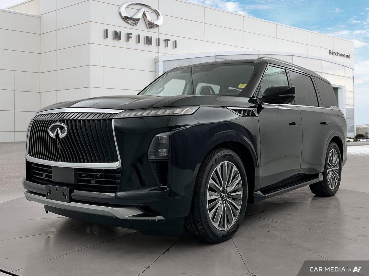 New 2025 Infiniti QX80 SENSORY 4-year oil change plan included! for sale in Winnipeg, MB