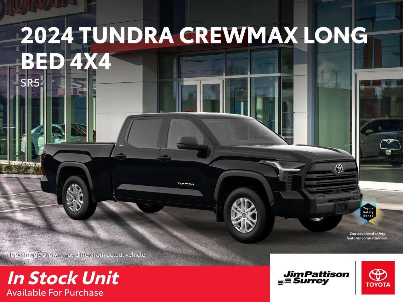 New 2024 Toyota Tundra Tundra CrewMax SR5 L (MANAGER'S DEMO) for sale in Surrey, BC