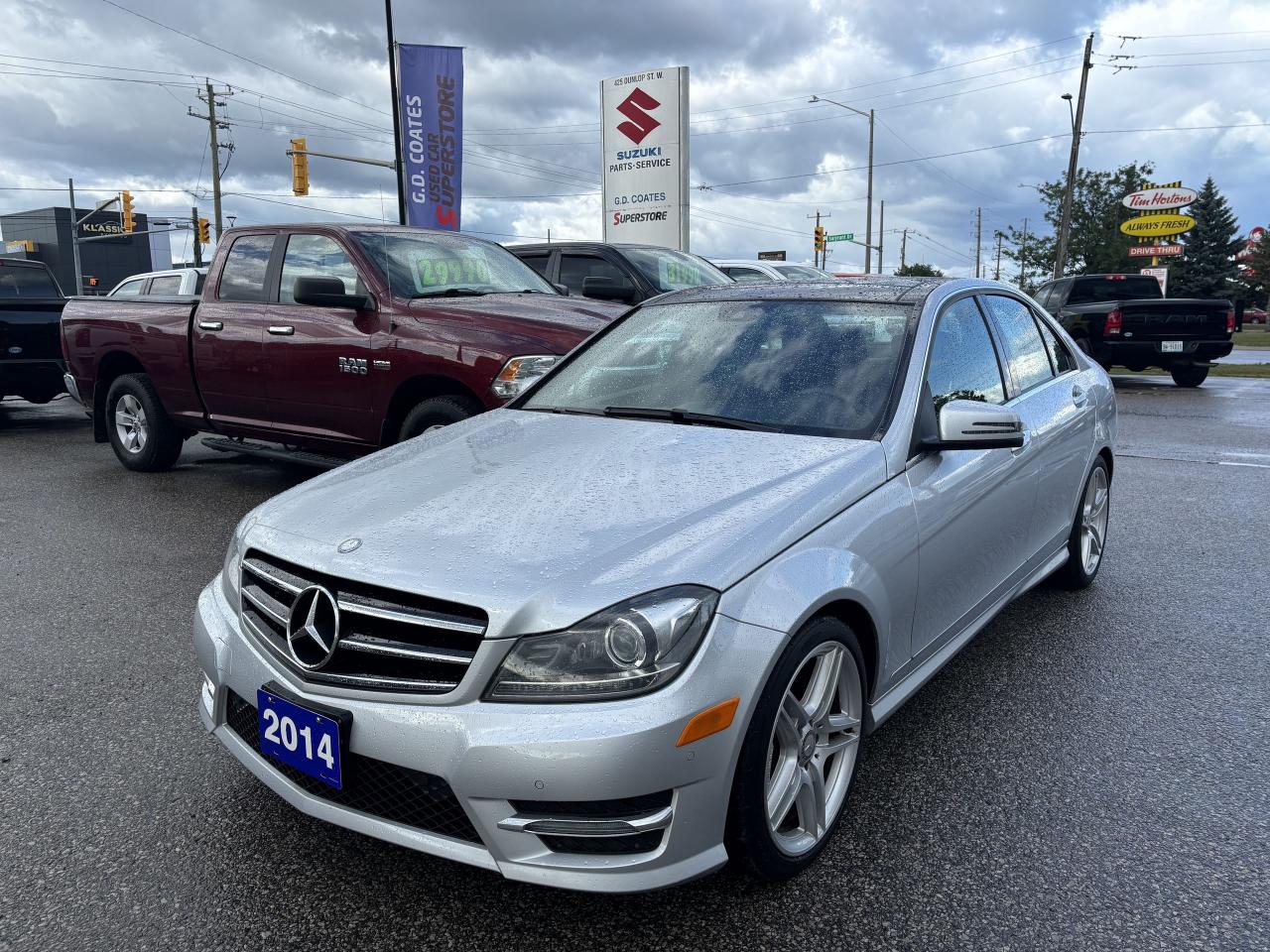 Used 2014 Mercedes-Benz C-Class C350 4MATIC ~Nav ~Camera ~Roof ~Bluetooth ~AMG Pkg for sale in Barrie, ON