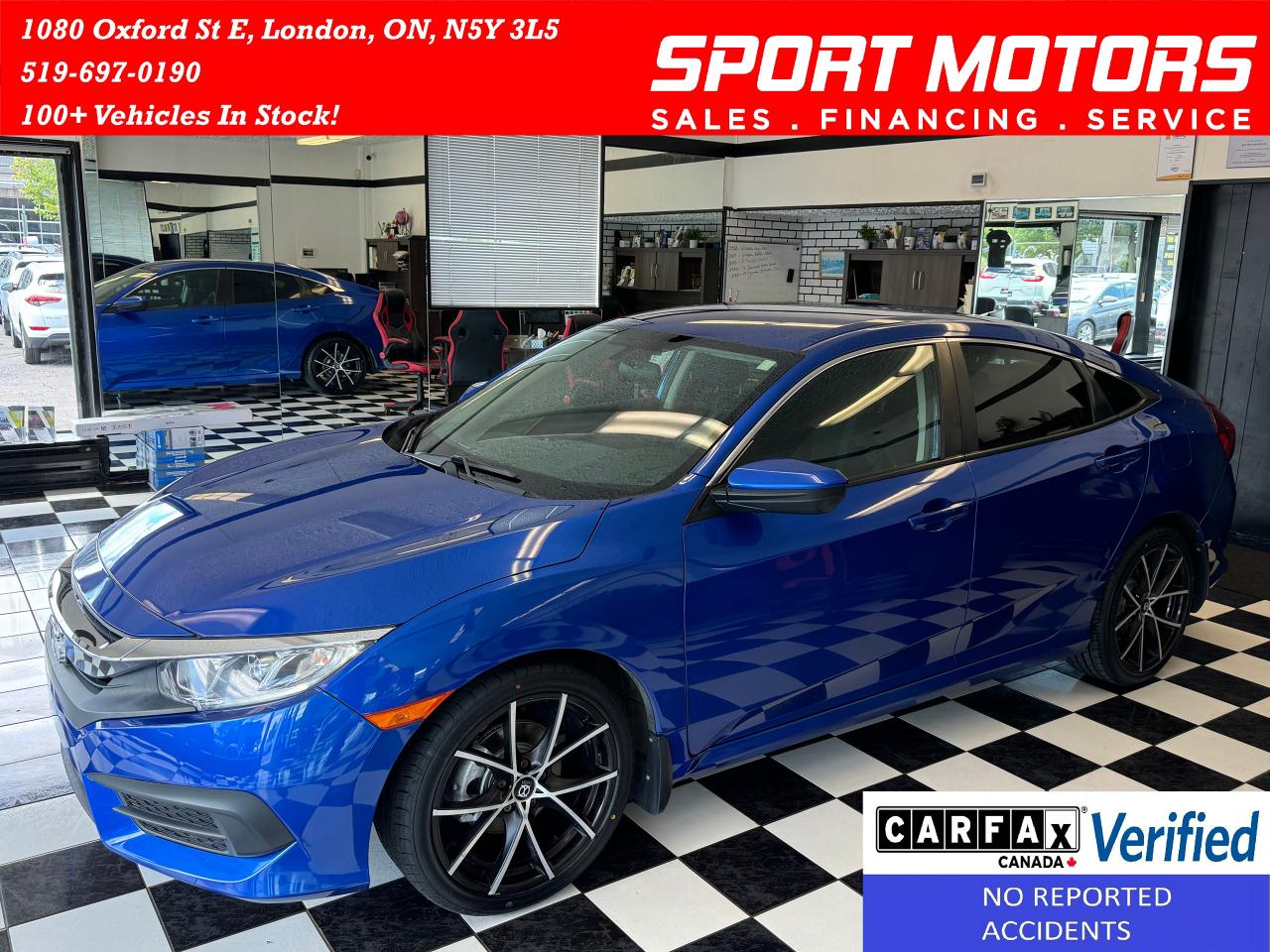 2017 Honda Civic LX+New Tires+Camera+ApplePlay+A/C+CLEAN CARFAX