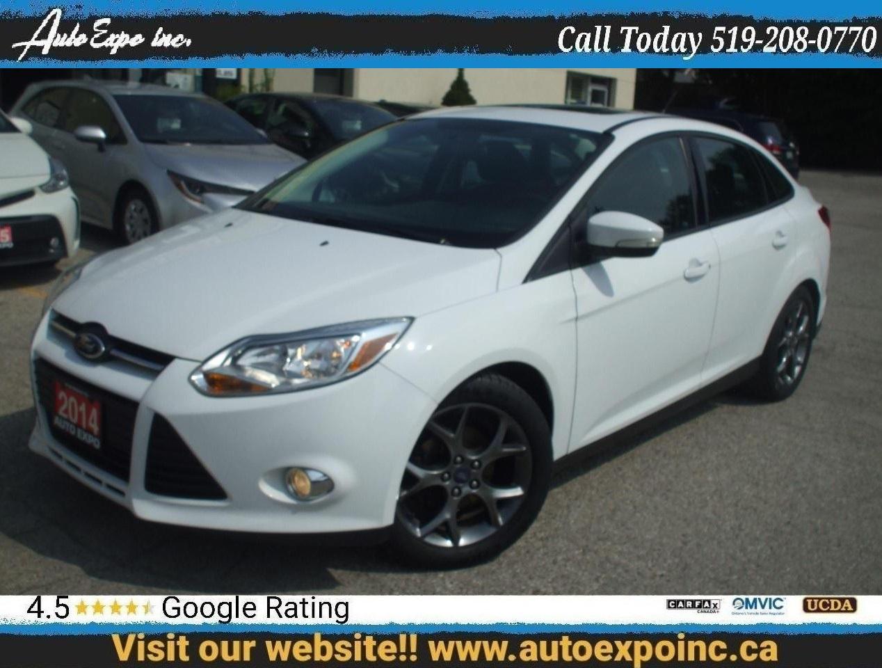 Used 2014 Ford Focus SE,Auto,A/C,Leather,Bluetoot,Sunroof,Certified,Fog for sale in Kitchener, ON