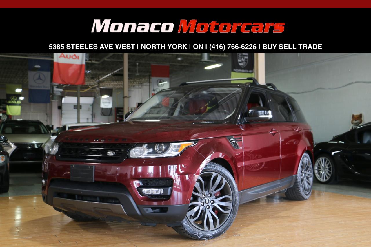 Used 2017 Land Rover Range Rover Sport V8 SUPERCHARGED - 7 PASS|PANO|NAVI|CAMERA|DVD|LKA for sale in North York, ON