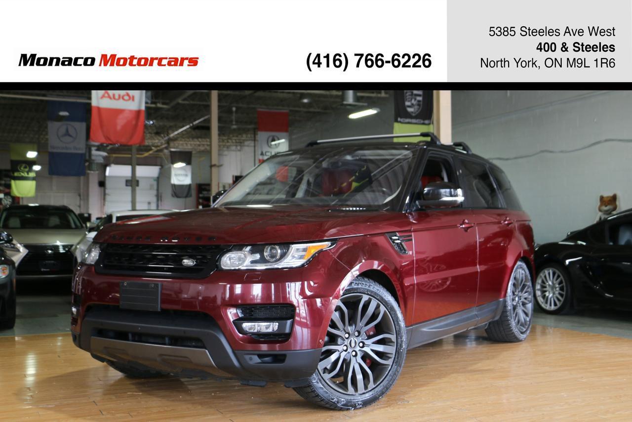 Used 2017 Land Rover Range Rover Sport V8 SUPERCHARGED - 7 PASS|PANO|NAVI|CAMERA|DVD|LKA for sale in North York, ON