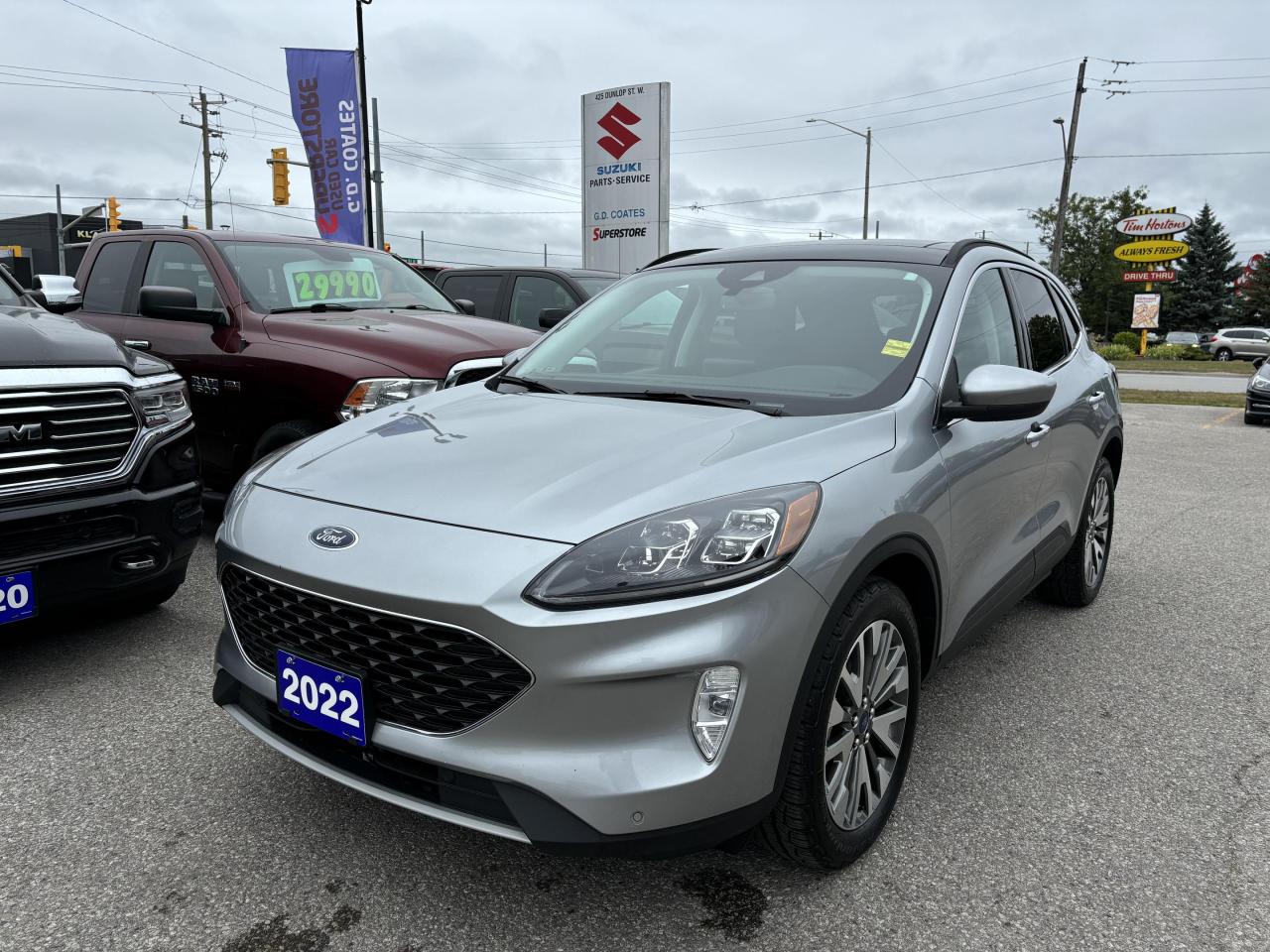 Used 2022 Ford Escape Titanium AWD ~Nav ~Camera ~Leather ~Moonroof for sale in Barrie, ON