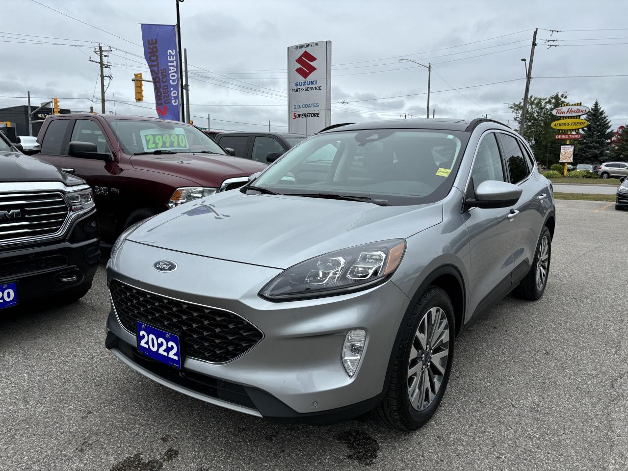 Used 2022 Ford Escape Titanium AWD ~Nav ~Camera ~Leather ~Moonroof for sale in Barrie, ON