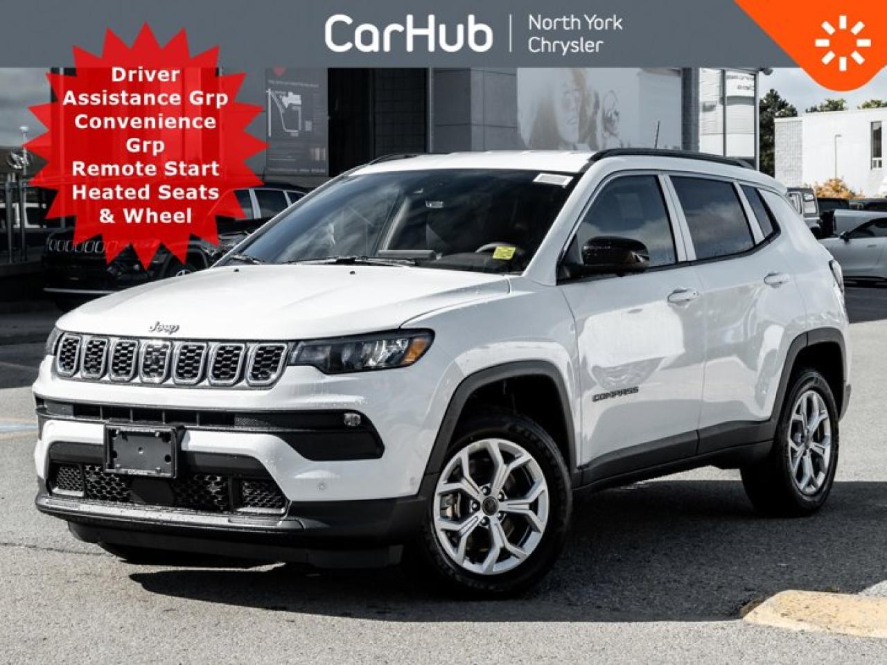 New 2025 Jeep Compass North Driver Assistance Grp Convenience Grp Remote Start for sale in Thornhill, ON