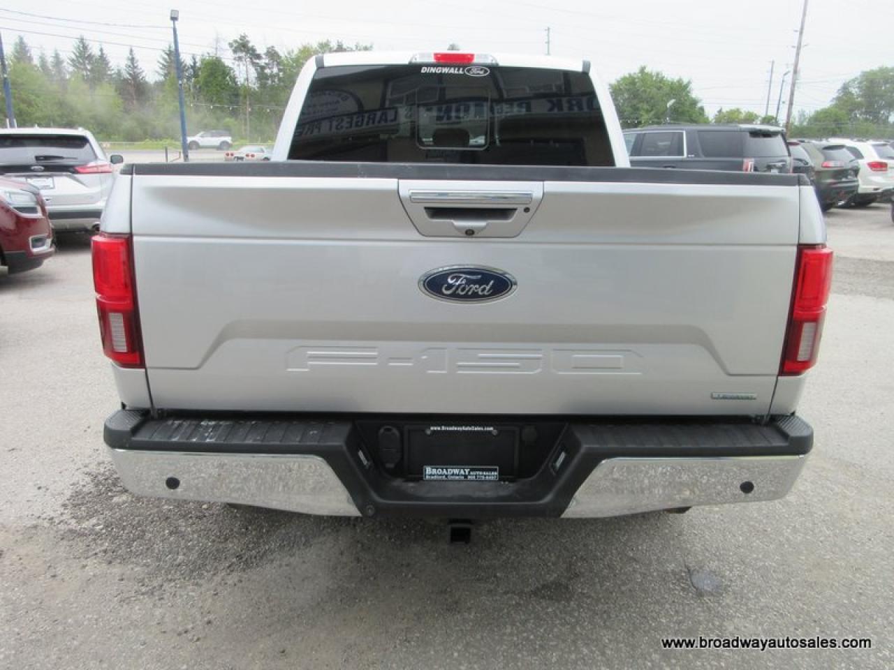 2019 Ford F-150 GREAT VALUE LARIAT-MODEL 5 PASSENGER 3.5L - ECO-BOOST.. 4X4.. CREW-CAB.. SHORTY.. NAVIGATION.. SUNROOF.. LEATHER.. HEATED/AC SEATS.. BACK-UP CAMERA.. Photo