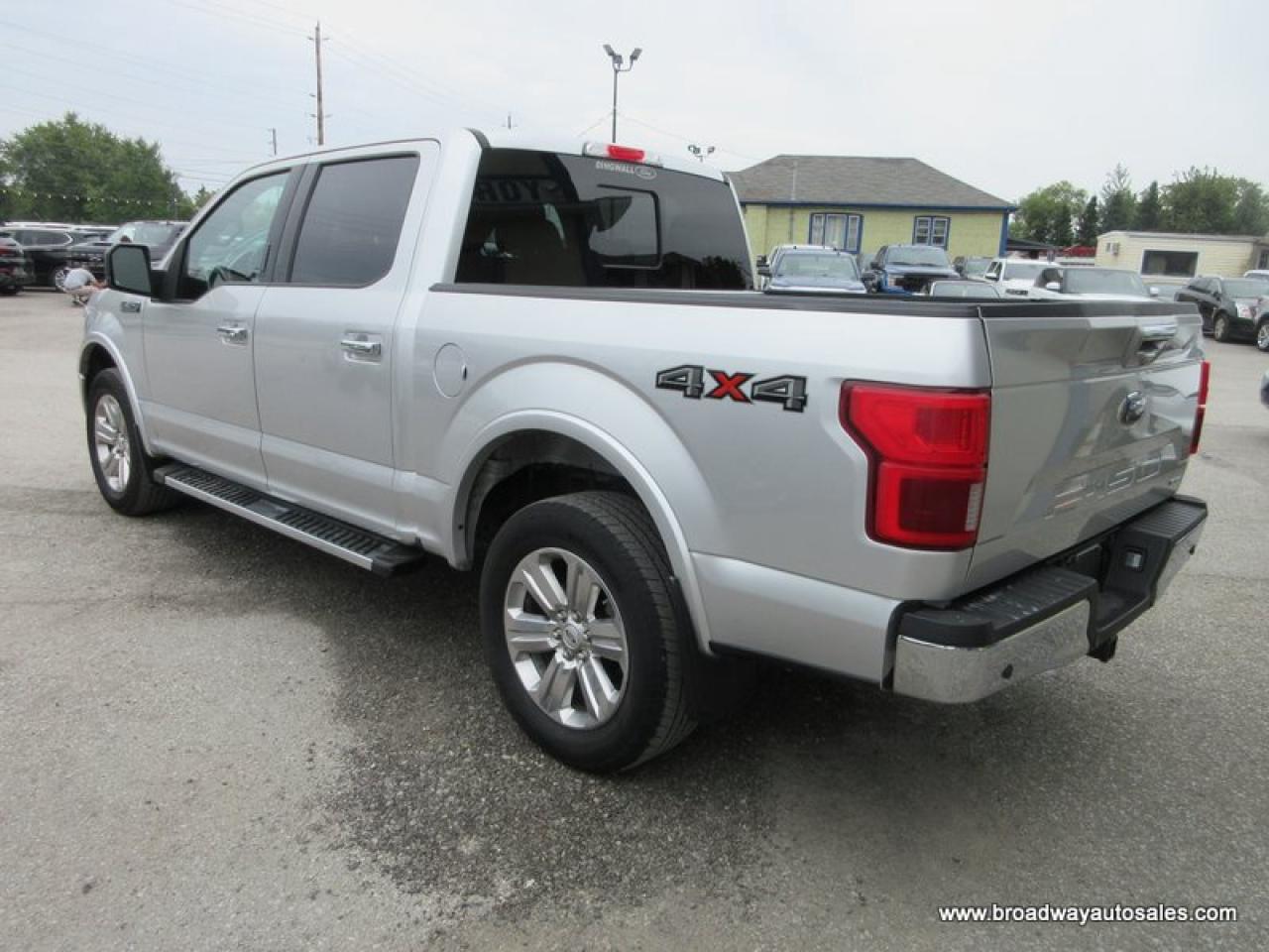 2019 Ford F-150 GREAT VALUE LARIAT-MODEL 5 PASSENGER 3.5L - ECO-BOOST.. 4X4.. CREW-CAB.. SHORTY.. NAVIGATION.. SUNROOF.. LEATHER.. HEATED/AC SEATS.. BACK-UP CAMERA.. Photo