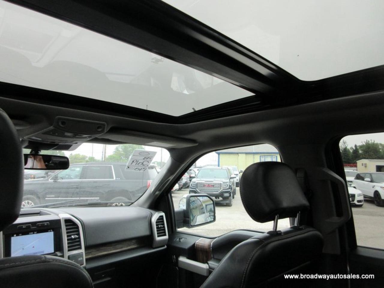 2019 Ford F-150 GREAT VALUE LARIAT-MODEL 5 PASSENGER 3.5L - ECO-BOOST.. 4X4.. CREW-CAB.. SHORTY.. NAVIGATION.. SUNROOF.. LEATHER.. HEATED/AC SEATS.. BACK-UP CAMERA.. Photo