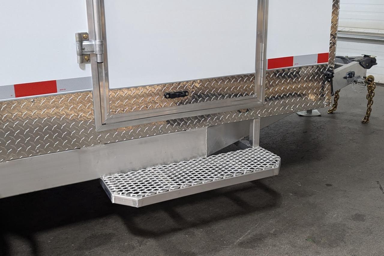 2024 Canadian Trailer Company 7x14 V Nose Cargo Trailer Aluminum Tandem Axle