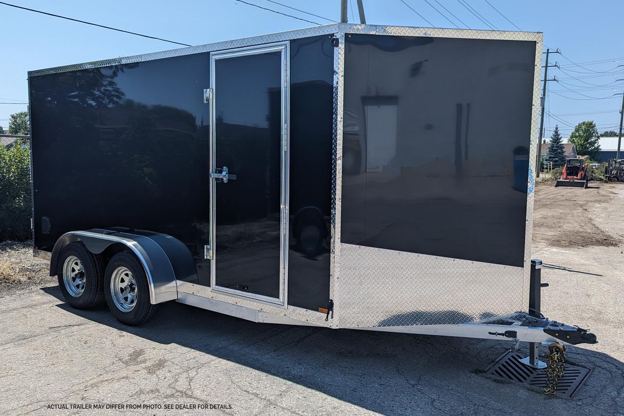 New 2024 Canadian Trailer Company 7x14 V Nose Cargo Trailer Aluminum Tandem Axle for sale in Guelph, ON