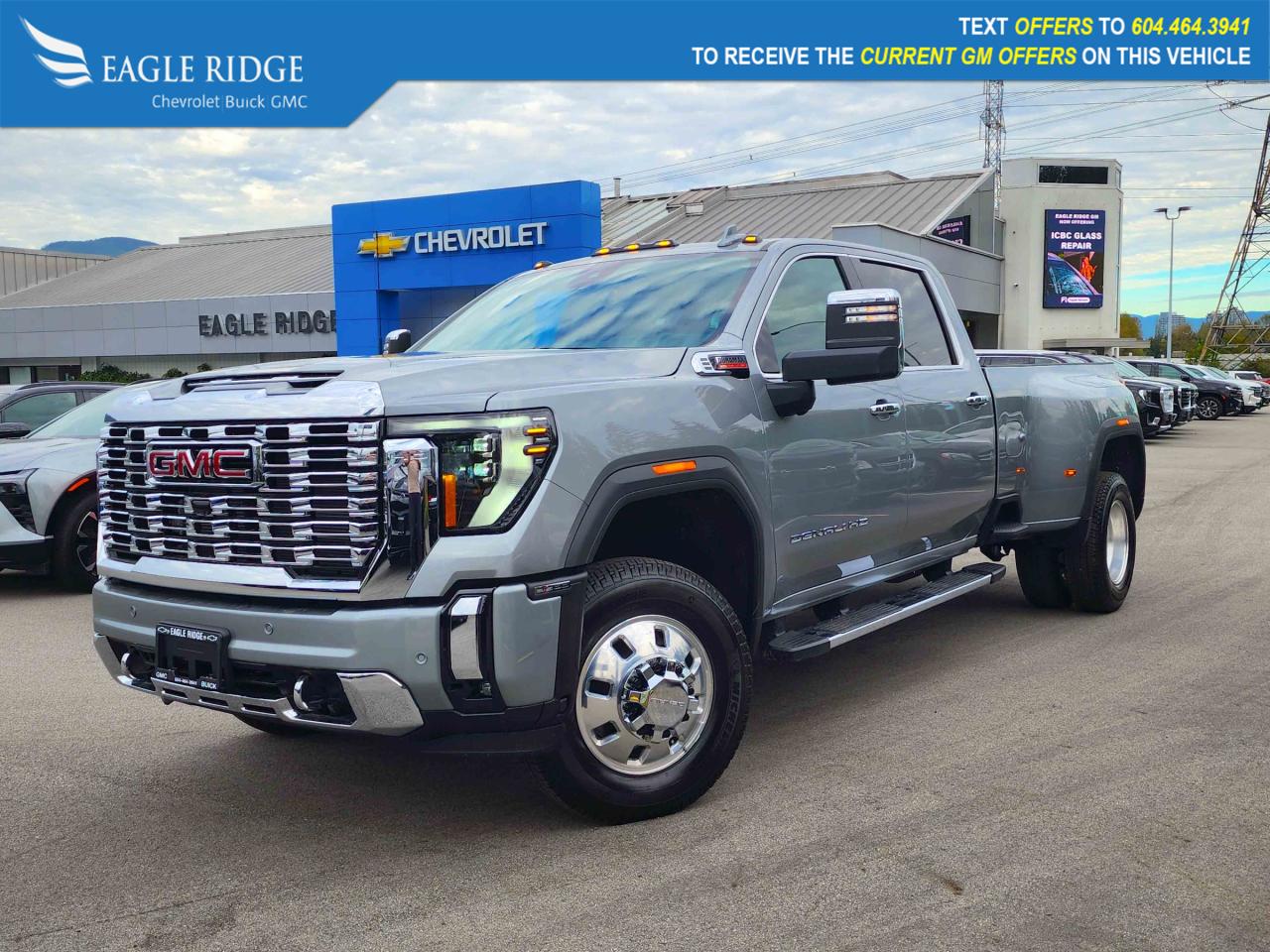 New 2025 GMC Sierra 3500 HD 4x4, Denali, Navigation, Automatic Emergency Break, HD surround vision, Head up display, for sale in Coquitlam, BC