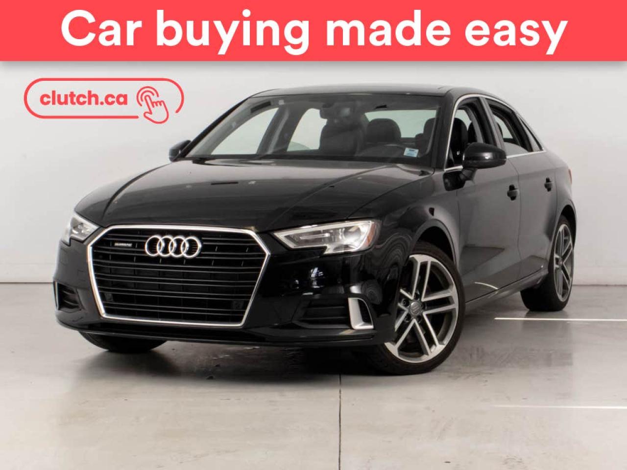 Used 2019 Audi A3 2.0T Progressiv AWD for sale in Bedford, NS