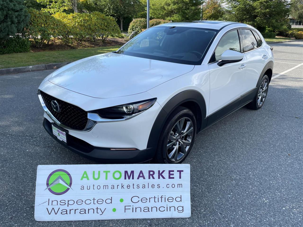 Used 2021 Mazda CX-30 PREMIUM AWD, LOADED, FINANCING, WARRANTY, INSPECTED W/BCAA MEMBERSHIP! for sale in Surrey, BC