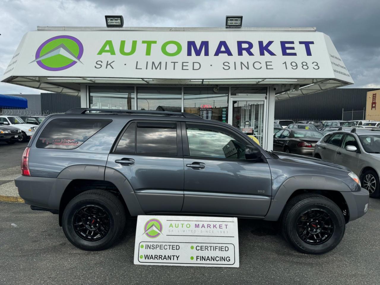 Used 2003 Toyota 4Runner SR5 4WD V8 IMMACULATE! TRD RIMS! INSPECTED W/BCAA MBRSHP & WRNTY! for sale in Langley, BC