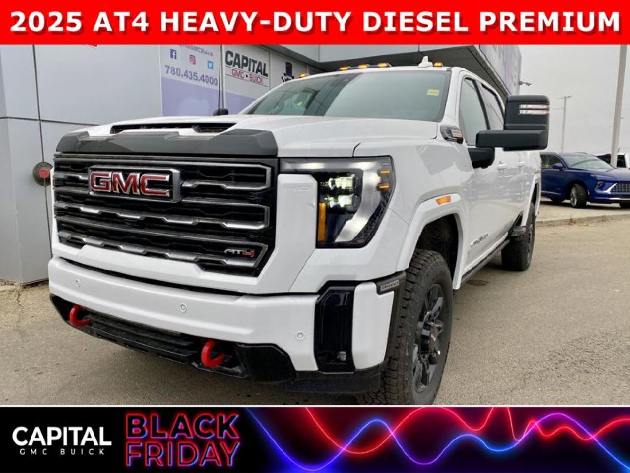 New 2025 GMC Sierra 3500 HD Crew Cab AT4 for sale in Edmonton, AB