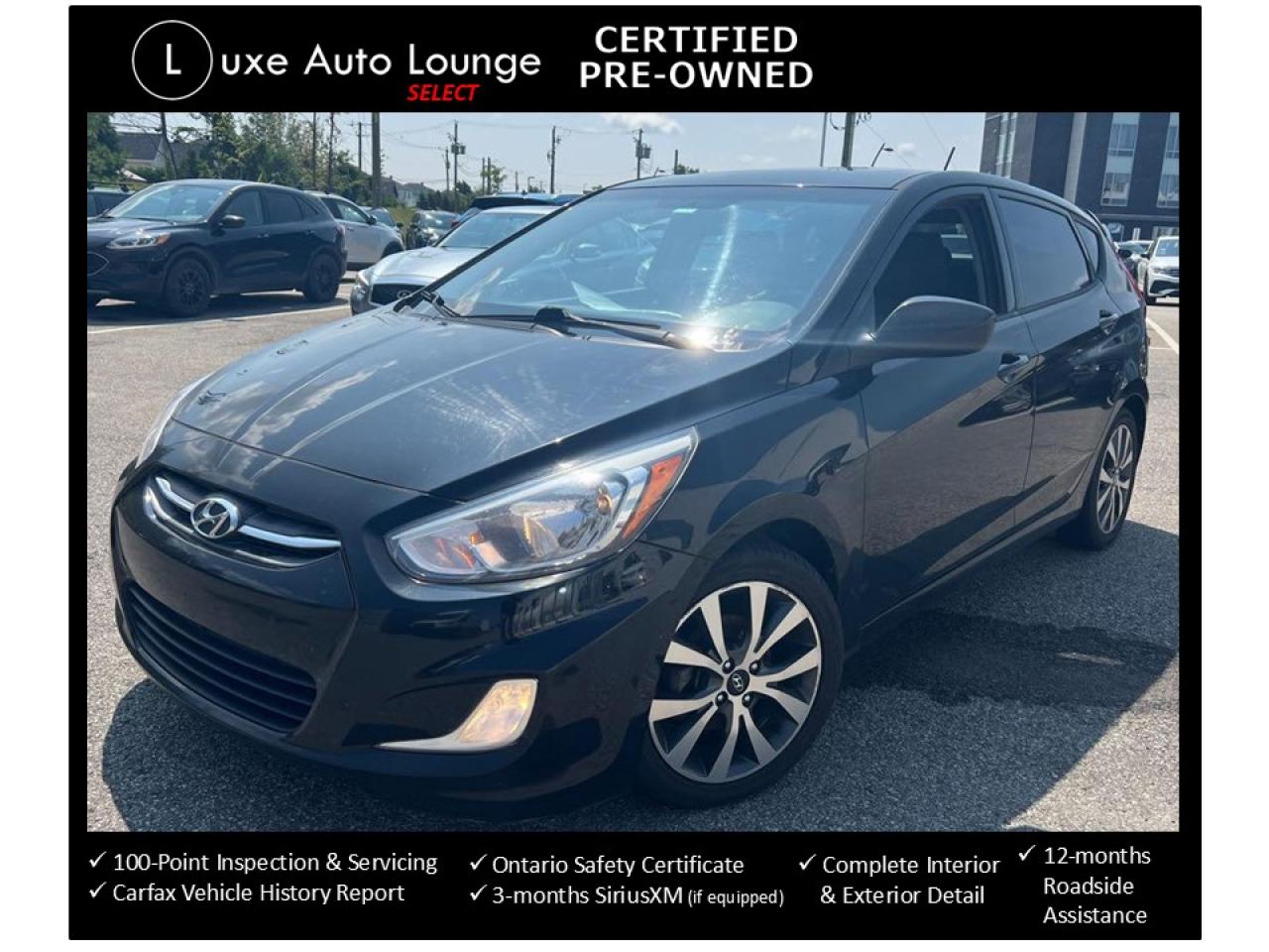 Used 2016 Hyundai Accent SE HATCHBACK, ALLOYS, HEATED SEATS, A/C, LOADED! for sale in Orleans, ON