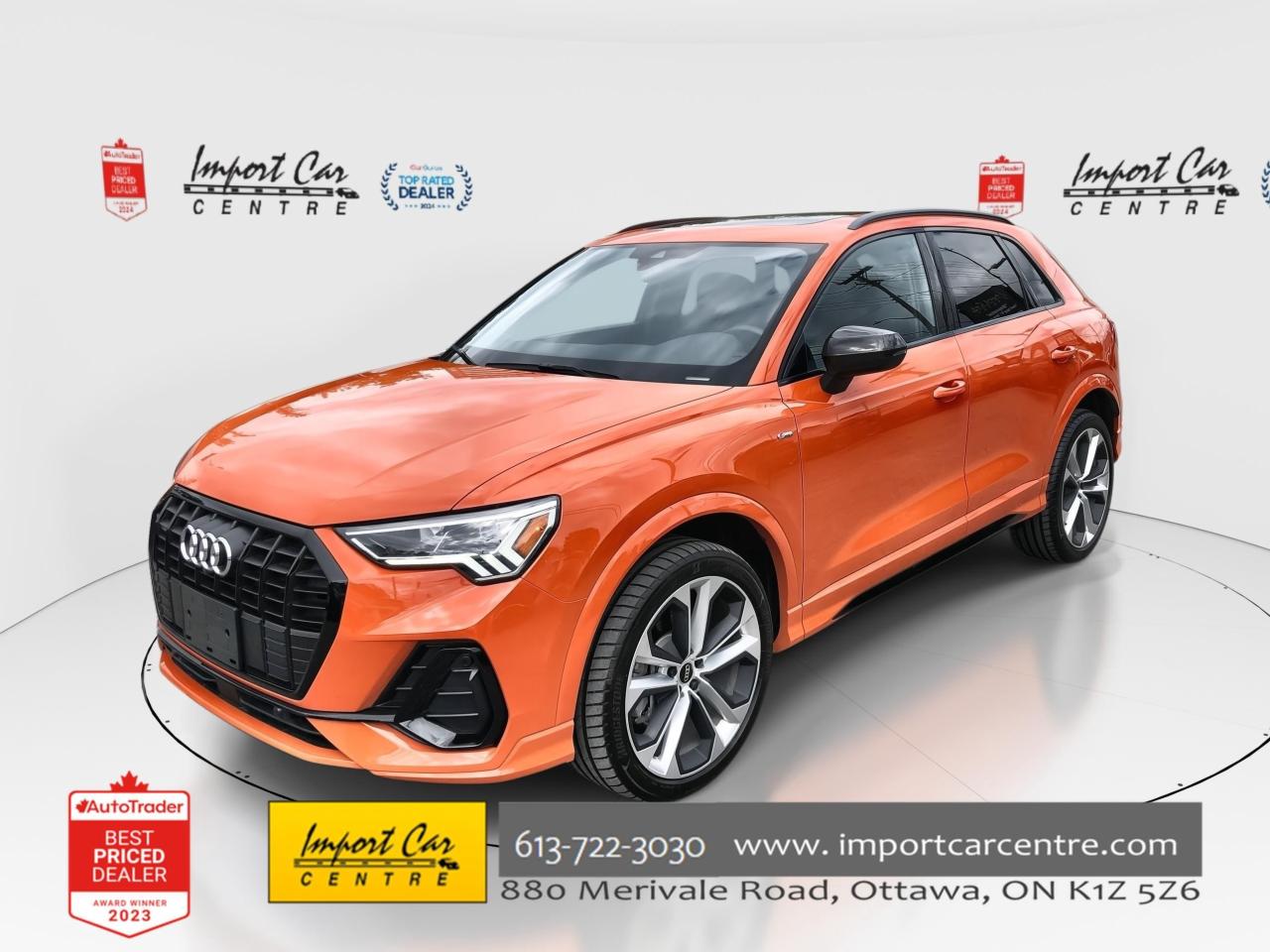 Used 2024 Audi Q3 45 Technik ONLY 5KKMS!!  BLACK OPTICS, ALCANTARA I for sale in Ottawa, ON