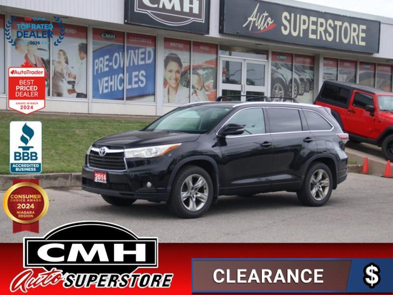 Used 2014 Toyota Highlander Limited  **DRIVES/LOOKS GREAT** for sale in St. Catharines, ON