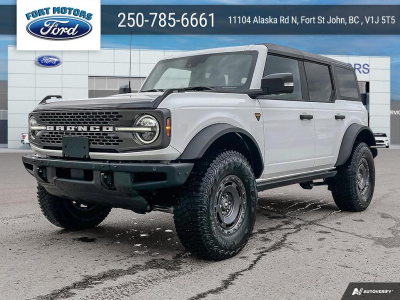 New 2024 Ford Bronco BADLANDS  - Leather Seats - Heated Seats for sale in Fort St John, BC