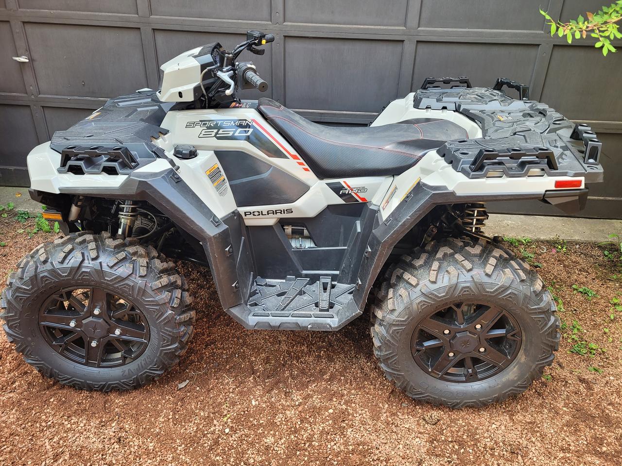 <p>Chalk Gloss</p><p>One-Owner, Trade-ins Welcome & Financing Available!</p><p>3,500 lb. Polaris HD Winch with Synthetic Rope.</p><p><span style=color: #3a3a3a; font-family: Roboto, sans-serif; font-size: 15px; background-color: #ffffff;>2023 Polaris Sportsman 850 PremiumTAKE YOUR JOURNEY TO THE TOP.</span><br style=box-sizing: border-box; color: #3a3a3a; font-family: Roboto, sans-serif; font-size: 15px; background-color: #ffffff; /><span style=color: #3a3a3a; font-family: Roboto, sans-serif; font-size: 15px; background-color: #ffffff;>Sportsman 850 Premium</span><br style=box-sizing: border-box; color: #3a3a3a; font-family: Roboto, sans-serif; font-size: 15px; background-color: #ffffff; /><span style=color: #3a3a3a; font-family: Roboto, sans-serif; font-size: 15px; background-color: #ffffff;>The Sportsman 850 performance you expect, with added premium features to elevate your ride to the next level.</span><br style=box-sizing: border-box; color: #3a3a3a; font-family: Roboto, sans-serif; font-size: 15px; background-color: #ffffff; /><span style=color: #3a3a3a; font-family: Roboto, sans-serif; font-size: 15px; background-color: #ffffff;>Explore The Sportsman 850 Line-Up</span><br style=box-sizing: border-box; color: #3a3a3a; font-family: Roboto, sans-serif; font-size: 15px; background-color: #ffffff; /><span style=color: #3a3a3a; font-family: Roboto, sans-serif; font-size: 15px; background-color: #ffffff;>Meet the ATV that defined a category. The Sportsman 850 continues the tradition of do-it-all capability and toughness, with power that packs a punch and suspension to tame even the wildest terrains.</span><br style=box-sizing: border-box; color: #3a3a3a; font-family: Roboto, sans-serif; font-size: 15px; background-color: #ffffff; /><span style=color: #3a3a3a; font-family: Roboto, sans-serif; font-size: 15px; background-color: #ffffff;>78-Horsepower ProStar Engine with EFI</span><br style=box-sizing: border-box; color: #3a3a3a; font-family: Roboto, sans-serif; font-size: 15px; background-color: #ffffff; /><span style=color: #3a3a3a; font-family: Roboto, sans-serif; font-size: 15px; background-color: #ffffff;>Industry-Leading On-Demand All-Wheel Drive</span><br style=box-sizing: border-box; color: #3a3a3a; font-family: Roboto, sans-serif; font-size: 15px; background-color: #ffffff; /><span style=color: #3a3a3a; font-family: Roboto, sans-serif; font-size: 15px; background-color: #ffffff;>11.5 of Ground Clearance</span><br style=box-sizing: border-box; color: #3a3a3a; font-family: Roboto, sans-serif; font-size: 15px; background-color: #ffffff; /><span style=color: #3a3a3a; font-family: Roboto, sans-serif; font-size: 15px; background-color: #ffffff;>Industrys Largest 30 A.H. Battery</span><br style=box-sizing: border-box; color: #3a3a3a; font-family: Roboto, sans-serif; font-size: 15px; background-color: #ffffff; /><span style=color: #3a3a3a; font-family: Roboto, sans-serif; font-size: 15px; background-color: #ffffff;>360 lb Front and Rear Rack Capacity</span><br style=box-sizing: border-box; color: #3a3a3a; font-family: Roboto, sans-serif; font-size: 15px; background-color: #ffffff; /><span style=color: #3a3a3a; font-family: Roboto, sans-serif; font-size: 15px; background-color: #ffffff;>Features may include:</span><br style=box-sizing: border-box; color: #3a3a3a; font-family: Roboto, sans-serif; font-size: 15px; background-color: #ffffff; /><span style=color: #3a3a3a; font-family: Roboto, sans-serif; font-size: 15px; background-color: #ffffff;>Power Through The Elements</span><br style=box-sizing: border-box; color: #3a3a3a; font-family: Roboto, sans-serif; font-size: 15px; background-color: #ffffff; /><span style=color: #3a3a3a; font-family: Roboto, sans-serif; font-size: 15px; background-color: #ffffff;>Theres nothing like the wide-open feeling you get from a Sportsman. The power, traction and ground clearance to tame the wildest terrain and always stay in control.</span><br style=box-sizing: border-box; color: #3a3a3a; font-family: Roboto, sans-serif; font-size: 15px; background-color: #ffffff; /><span style=color: #3a3a3a; font-family: Roboto, sans-serif; font-size: 15px; background-color: #ffffff;>High-Output 78-Horsepower Engine</span><br style=box-sizing: border-box; color: #3a3a3a; font-family: Roboto, sans-serif; font-size: 15px; background-color: #ffffff; /><span style=color: #3a3a3a; font-family: Roboto, sans-serif; font-size: 15px; background-color: #ffffff;>Industry-Leading On-Demand All-Wheel Drive</span><br style=box-sizing: border-box; color: #3a3a3a; font-family: Roboto, sans-serif; font-size: 15px; background-color: #ffffff; /><span style=color: #3a3a3a; font-family: Roboto, sans-serif; font-size: 15px; background-color: #ffffff;>11.5 of Ground Clearance</span><br style=box-sizing: border-box; color: #3a3a3a; font-family: Roboto, sans-serif; font-size: 15px; background-color: #ffffff; /><span style=color: #3a3a3a; font-family: Roboto, sans-serif; font-size: 15px; background-color: #ffffff;>Start Your Day With Confidence</span><br style=box-sizing: border-box; color: #3a3a3a; font-family: Roboto, sans-serif; font-size: 15px; background-color: #ffffff; /><span style=color: #3a3a3a; font-family: Roboto, sans-serif; font-size: 15px; background-color: #ffffff;>Take charge with the assured capability of the 850. The industrys largest cranking amp battery to get you started in extreme weather and force to tow the biggest hauls.</span><br style=box-sizing: border-box; color: #3a3a3a; font-family: Roboto, sans-serif; font-size: 15px; background-color: #ffffff; /><span style=color: #3a3a3a; font-family: Roboto, sans-serif; font-size: 15px; background-color: #ffffff;>Powerful 30 A.H. Battery</span><br style=box-sizing: border-box; color: #3a3a3a; font-family: Roboto, sans-serif; font-size: 15px; background-color: #ffffff; /><span style=color: #3a3a3a; font-family: Roboto, sans-serif; font-size: 15px; background-color: #ffffff;>1,500 lb Towing Capacity</span><br style=box-sizing: border-box; color: #3a3a3a; font-family: Roboto, sans-serif; font-size: 15px; background-color: #ffffff; /><span style=color: #3a3a3a; font-family: Roboto, sans-serif; font-size: 15px; background-color: #ffffff;>360 lb. Front and Rear Rack Capacity</span><br style=box-sizing: border-box; color: #3a3a3a; font-family: Roboto, sans-serif; font-size: 15px; background-color: #ffffff; /><span style=color: #3a3a3a; font-family: Roboto, sans-serif; font-size: 15px; background-color: #ffffff;>Thrill Rides Have No Curfew</span><br style=box-sizing: border-box; color: #3a3a3a; font-family: Roboto, sans-serif; font-size: 15px; background-color: #ffffff; /><span style=color: #3a3a3a; font-family: Roboto, sans-serif; font-size: 15px; background-color: #ffffff;>Ride on your own terms, day or night with the added visibility of a third handlebar-mounted pod light. An easy-to-read backlit digital display system allows you to manage your speed or track your mileage with just a glance.</span><br style=box-sizing: border-box; color: #3a3a3a; font-family: Roboto, sans-serif; font-size: 15px; background-color: #ffffff; /><span style=color: #3a3a3a; font-family: Roboto, sans-serif; font-size: 15px; background-color: #ffffff;>Includes</span><br style=box-sizing: border-box; color: #3a3a3a; font-family: Roboto, sans-serif; font-size: 15px; background-color: #ffffff; /><span style=color: #3a3a3a; font-family: Roboto, sans-serif; font-size: 15px; background-color: #ffffff;>Premium Style Paint</span><br style=box-sizing: border-box; color: #3a3a3a; font-family: Roboto, sans-serif; font-size: 15px; background-color: #ffffff; /><span style=color: #3a3a3a; font-family: Roboto, sans-serif; font-size: 15px; background-color: #ffffff;>26 Tires with 14 Aluminum Wheels</span><br style=box-sizing: border-box; color: #3a3a3a; font-family: Roboto, sans-serif; font-size: 15px; background-color: #ffffff; /><span style=color: #3a3a3a; font-family: Roboto, sans-serif; font-size: 15px; background-color: #ffffff;>Multi-Select Electronic Power Steering (EPS)</span><br style=box-sizing: border-box; color: #3a3a3a; font-family: Roboto, sans-serif; font-size: 15px; background-color: #ffffff; /><span style=color: #3a3a3a; font-family: Roboto, sans-serif; font-size: 15px; background-color: #ffffff;>Standard Engine Braking System (EBS)</span><br style=box-sizing: border-box; color: #3a3a3a; font-family: Roboto, sans-serif; font-size: 15px; background-color: #ffffff; /><span style=color: #3a3a3a; font-family: Roboto, sans-serif; font-size: 15px; background-color: #ffffff;>Active Descent Control (ADC)</span><br style=box-sizing: border-box; color: #3a3a3a; font-family: Roboto, sans-serif; font-size: 15px; background-color: #ffffff; /><span style=color: #3a3a3a; font-family: Roboto, sans-serif; font-size: 15px; background-color: #ffffff;>On-Demand AWD</span><br style=box-sizing: border-box; color: #3a3a3a; font-family: Roboto, sans-serif; font-size: 15px; background-color: #ffffff; /><span style=color: #3a3a3a; font-family: Roboto, sans-serif; font-size: 15px; background-color: #ffffff;>6 Modular Rack Extenders with Lock & Ride</span></p>