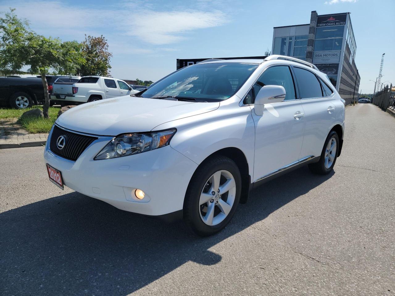 <p>SUPER CLEAN 2012 LEXUS RX350! ABSOLUTELY BEAUTIFUL MACHINE! STILL DRIVES LIKE NEW!! INTERIOR MINT!! AWD, LEATHER HEATED/COOLED SEATS, REVERSE CAMERA! CALL TODAY!!!</p><p> </p><p>THE FULL CERTIFICATION COST OF THIS VEICHLE IS AN <strong>ADDITIONAL $690+HST</strong>. THE VEHICLE WILL COME WITH A FULL VAILD SAFETY AND 36 DAY SAFETY ITEM WARRANTY. THE OIL WILL BE CHANGED, ALL FLUIDS TOPPED UP AND FRESHLY DETAILED. WE AT TWIN OAKS AUTO STRIVE TO PROVIDE YOU A HASSLE FREE CAR BUYING EXPERIENCE! WELL HAVE YOU DOWN THE ROAD QUICKLY!!! </p><p><strong>Financing Options Available!</strong></p><p><strong>TO CALL US 905-339-3330 </strong></p><p>We are located @ 2470 ROYAL WINDSOR DRIVE (BETWEEN FORD DR AND WINSTON CHURCHILL) OAKVILLE, ONTARIO L6J 7Y2</p><p>PLEASE SEE OUR MAIN WEBSITE FOR MORE PICTURES AND CARFAX REPORTS</p><p><span style=font-size: 18pt;>TwinOaksAuto.Com</span></p>