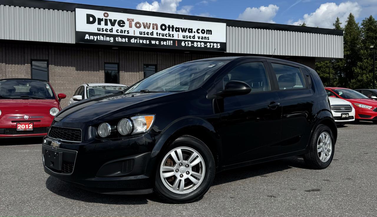 <p>2012 CHEVROLET SONIC- ULTRA LOW MILAGE, VERY CLEAN THE PERFECT CITY CAR!! HATCH BACK!!! EASY FINANCING </p><p>***WE APPROVE EVERYBODY***APPLY NOW AT DRIVETOWNOTTAWA.COM O.A.C., DRIVE4LESS. *TAXES AND LICENSE EXTRA. COME VISIT US/VENEZ NOUS VISITER! FINANCING CHARGES ARE EXTRA EXAMPLE: BANK FEE, DEALER FEE</p><p> </p>