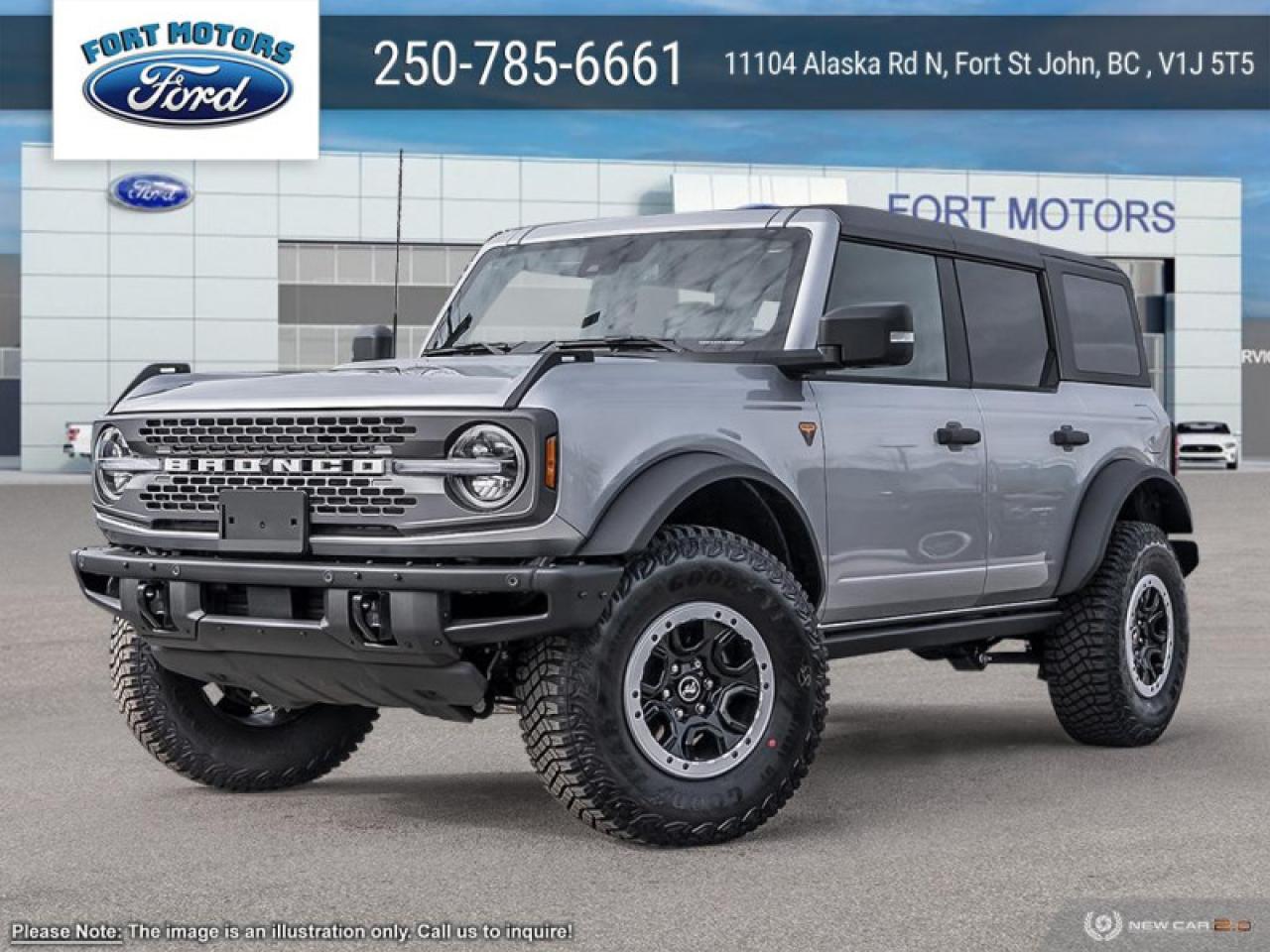 New 2024 Ford Bronco BADLANDS  - Heated Seats for sale in Fort St John, BC