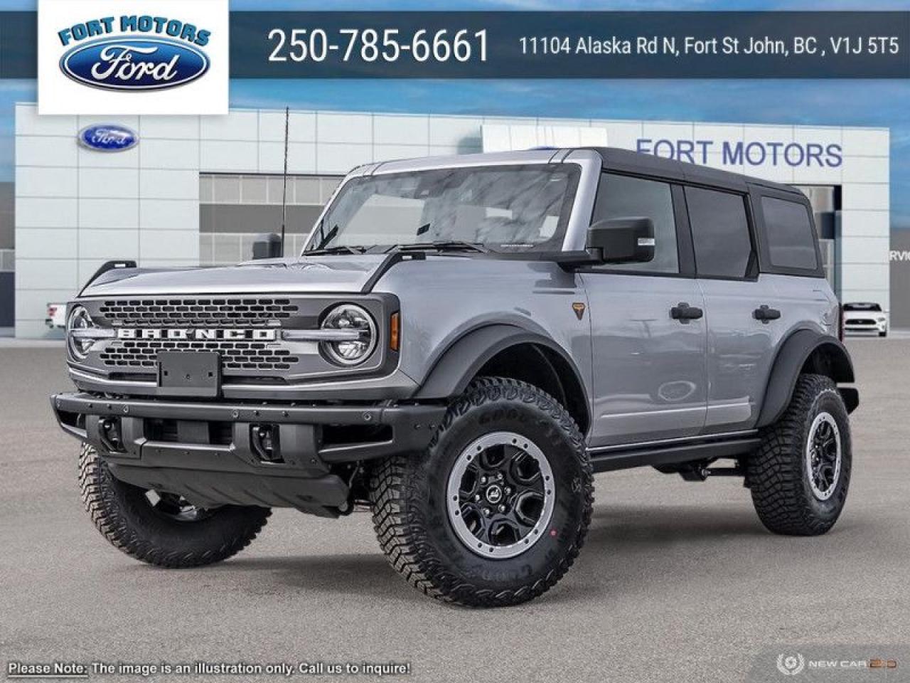 New 2024 Ford Bronco Badlands™ for sale in Fort St John, BC