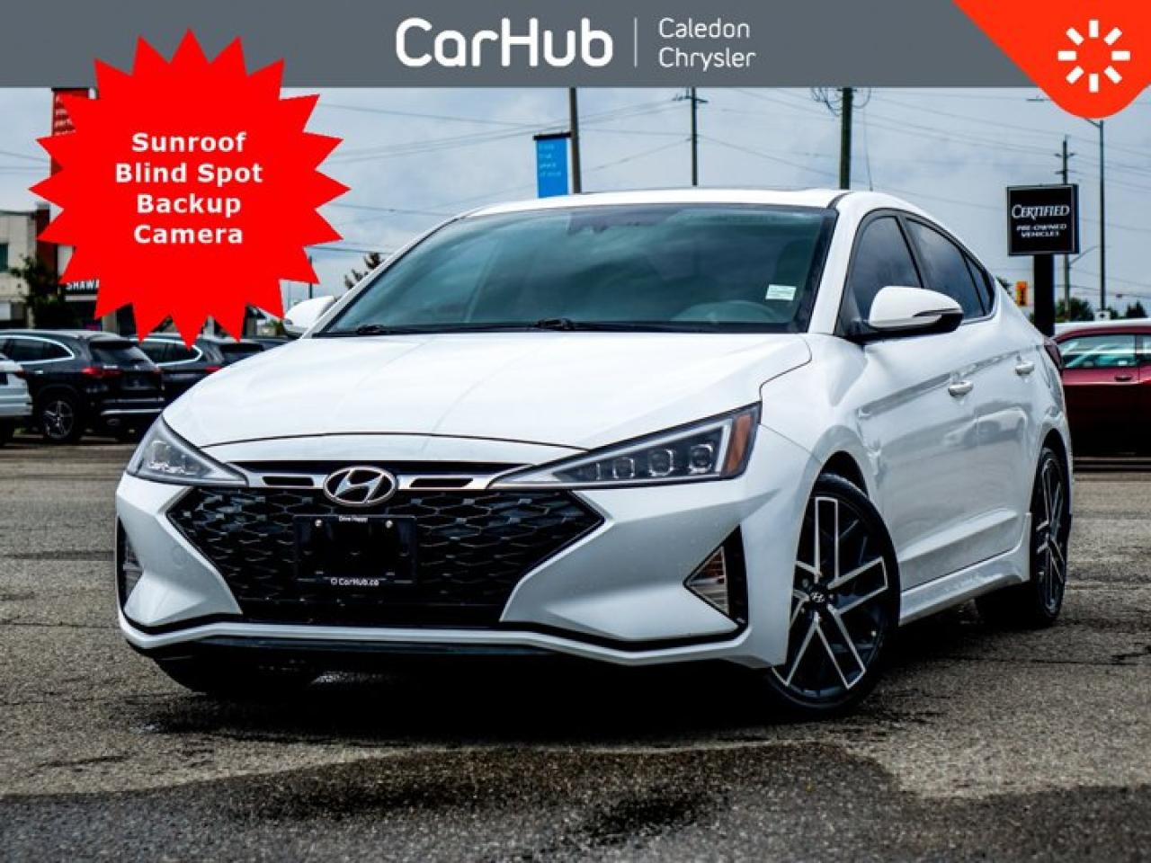 Used 2020 Hyundai Elantra Sport Sunroof Blind Spot Heated Front Seats Apple Car Play for sale in Bolton, ON