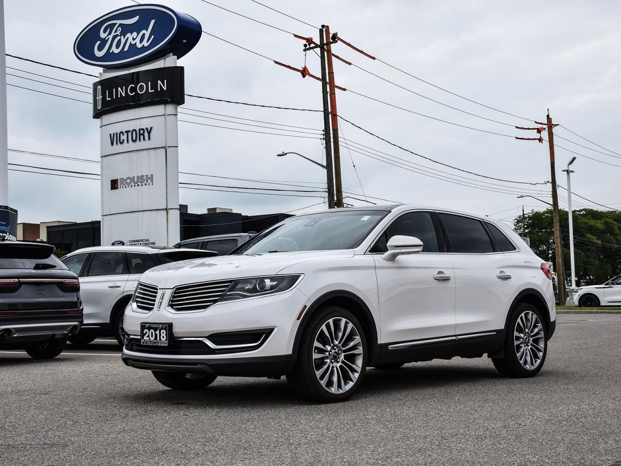 <p>The 2018 Lincoln MKX Reserve, a standout addition to our inventory, is now available at Victory Ford Lincoln. Elevate your driving experience with this exceptional model.<br />
On this MKX Reserve AWD you will find features like;<br />
<br />
2.7L V6 Engine</p>

<p>Adaptive Cruise Control</p>

<p>Lane Keeping Aid</p>

<p>BLIS</p>

<p>Upgraded 21 Rims</p>

<p>Navigation</p>

<p>Panoramic Sunroof</p>

<p>Heated and Cooled Seats</p>

<p>Heated Rear Seats</p>

<p>Heated Steering Wheel</p>

<p>Remote Start</p>

<p>Push Button Start</p>

<p>Backup Camera</p>

<p>Reverse Sensing System</p>

<p>Rain Sensing Wipers<br />
and so much more!!<br />
<br />
Special Sale price listed is available to finance purchases only on approved credit. Price of vehicle may differ with other forms of payment.<br />
<br />
***3 month comprehensive warranty included on vehicles under ten years old and with less than 160,000KM<br />
<br />
We use no hassle no haggle live market pricing! Save money and time.<br />
All prices shown include all fees. Reconditioning and Full Detailing. Taxes and Licensing extra.<br />
<br />
All Pre-Owned vehicles come standard with one key. If we received additional keys from the previous owner they will be with the vehicle upon delivery at no cost. Additional keys may be purchased at customers requested and expense.<br />
<br />
Book your appointment today!</p>