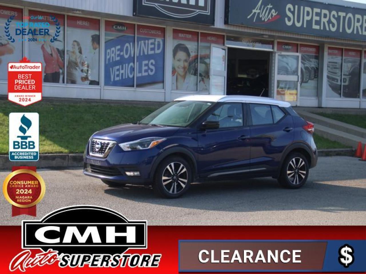 Used 2019 Nissan Kicks SR  360-CAM LEATH REM-START 17-AL for sale in St. Catharines, ON