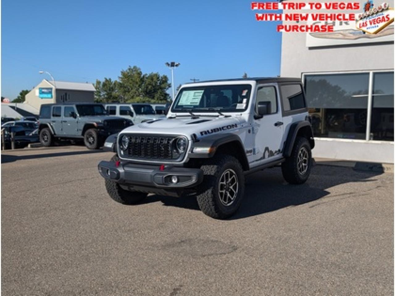 New 2024 Jeep Wrangler Rubicon 2 Door 4x4, POWER/HEATED SEATS, #101 for sale in Medicine Hat, AB