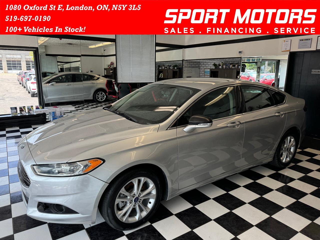 Used 2016 Ford Fusion SE AWD+Leather+Heated Leather Seats+GPS+Camera+A/C for sale in London, ON