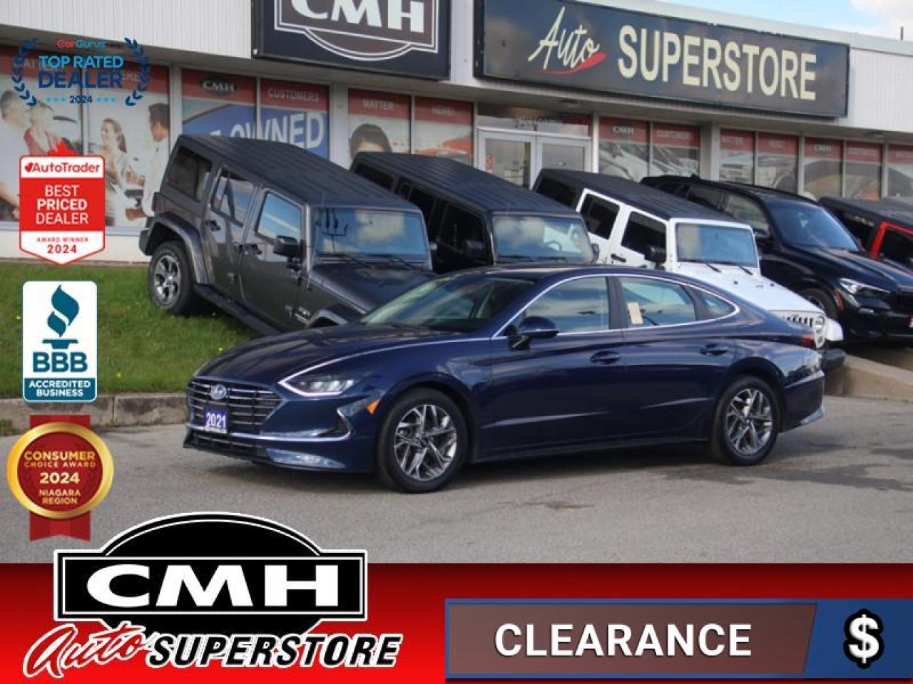 Used 2021 Hyundai Sonata 2.5L Preferred  ADAP-CC HTD-SW REM-START for sale in St. Catharines, ON