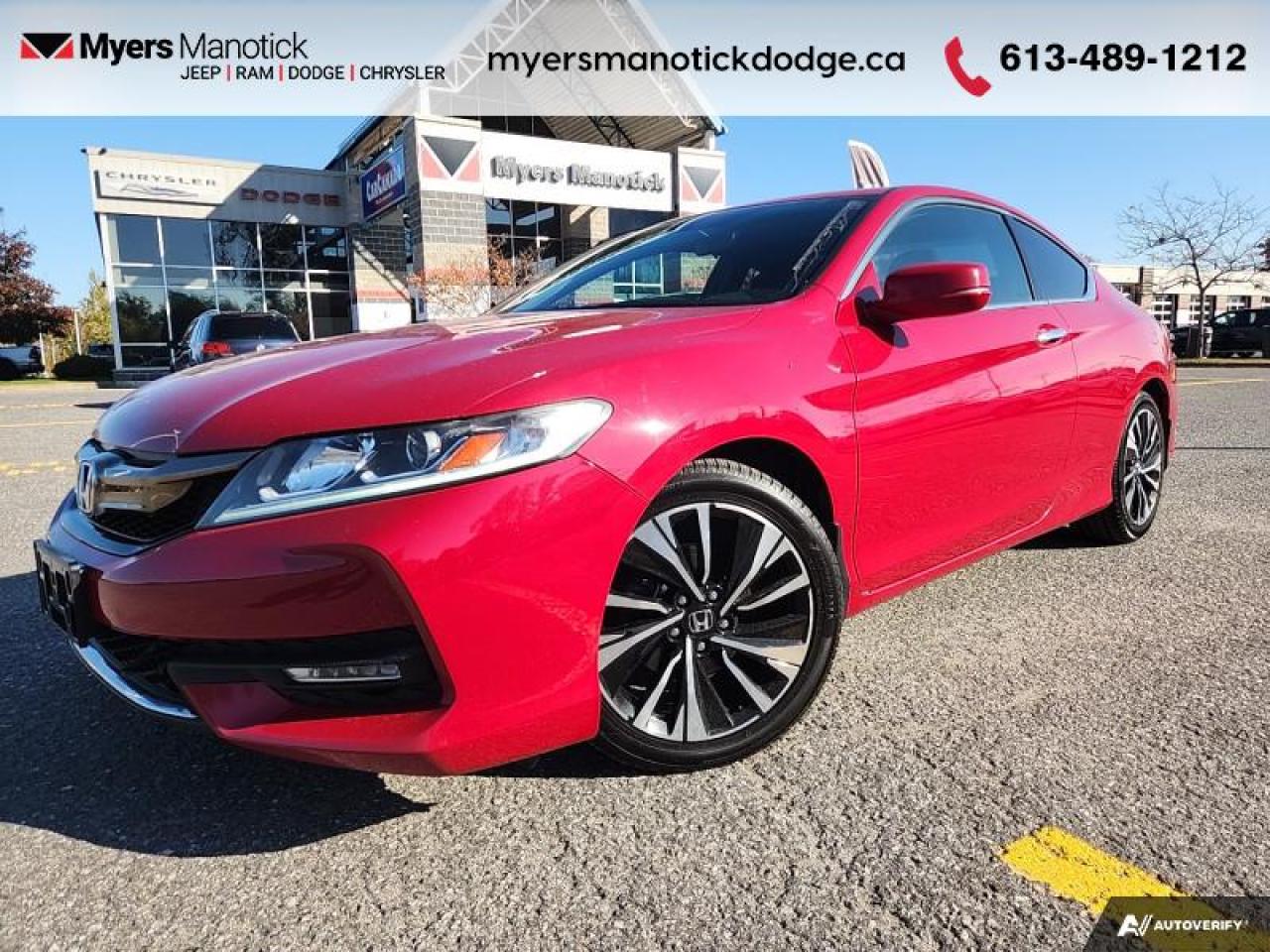 Used 2016 Honda Accord Coupe EX w/Honda Sensing  - Bluetooth - $115.02 /Wk for sale in Ottawa, ON