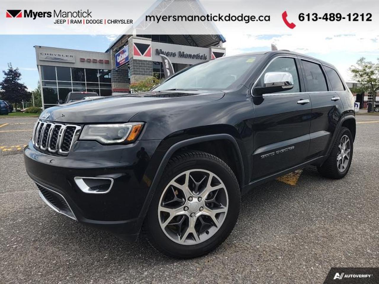 Used 2020 Jeep Grand Cherokee Limited  - Leather Seats - $145.18 /Wk for sale in Ottawa, ON