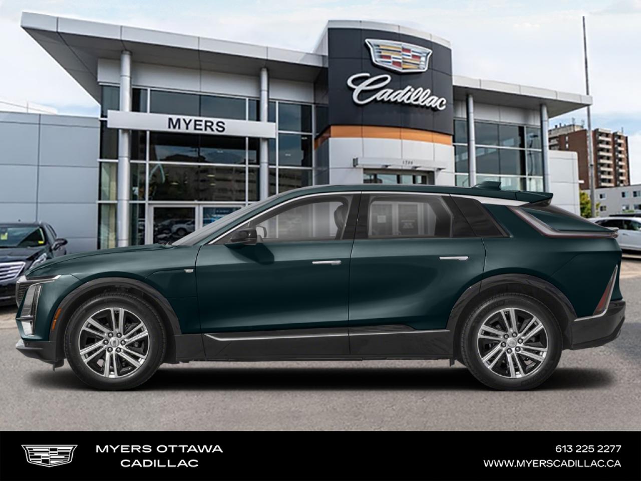 <br> <br>LEASE CASH  Quintessential Cadillac refinement with impressive drving range makes this 2024 Lyriq a compelling EV choice. $3000 LEASE CASH ON ALL AWD LYRIQS!!!<br> <br> This emerald lake me SUV  has an automatic transmission.<br> <br> Our LYRIQs trim level is Tech. This exquisite electric SUV features luxury appointments such as an expansive fixed glass roof with a power sunshade, Inteluxe synthetic leather upholstery, heated front seats with power adjustment and lumbar support, memory settings for the drivers seat, outside mirrors and steering wheel, wireless mobile device charging, dual-zone climate control, and an expansive 33-inch infotainment/drivers display with wireless Apple CarPlay and Android Auto, 5G communications capability, Google automotive services, and SiriusXM satellite radio. Safety features include front and rear park assist, lane keeping assist with lane departure warning, front pedestrian braking with bicyclist detection, blind zone steering assist, Teen Driver, forward collision alert, and an HD rear vision camera. This vehicle has been upgraded with the following features: Electric Vehicle,  Sunroof,  Heated Seats,  Apple Carplay,  Android Auto,  Premium Audio,  5g Wi-fi. <br><br> <br/> Total  cash rebate of $5500 is reflected in the price. Credit Includes $5,500 Stackable Cash Delivery Allowance   0% financing for 72 months. 2.99% financing for 84 months.  Incentives expire 2024-12-02.  See dealer for details. <br> <br> o~o