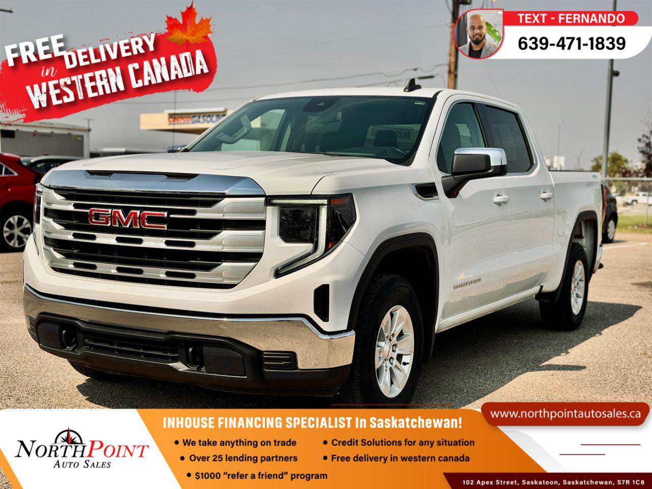 Used 2022 GMC Sierra 1500 SLE for sale in Saskatoon, SK