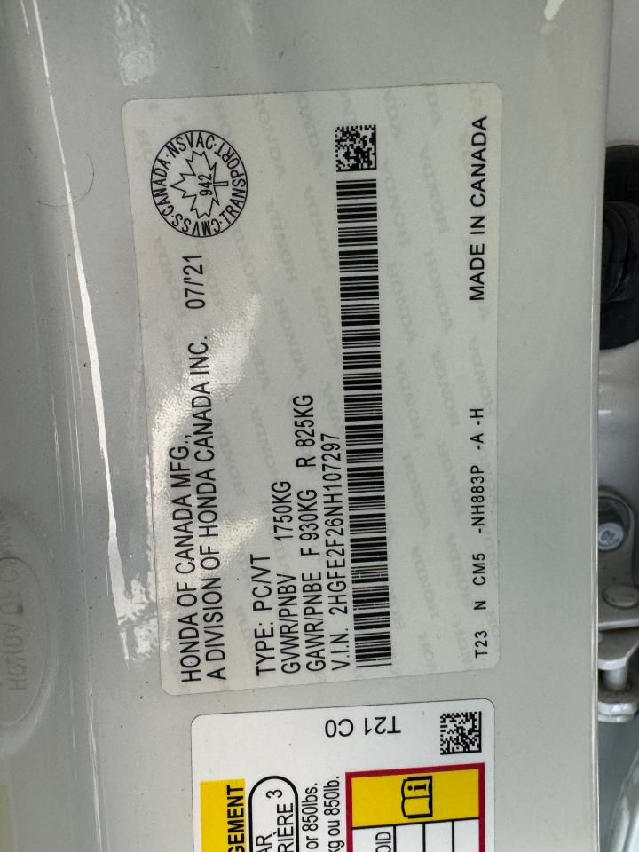2022 Honda Civic LX+Adaptive Cruise+New Tires+Alloys+CLEAN CARFAX - Photo #41