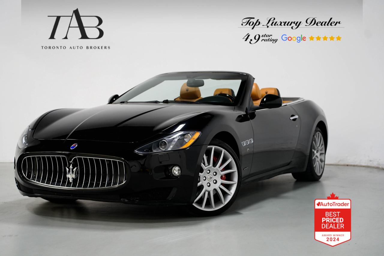 Used 2013 Maserati GranTurismo Convertible COVERTIBLE | BOSE | BROWN LEATHER | 20 IN WHEELS for sale in Vaughan, ON