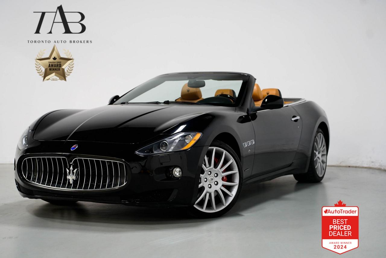 Used 2013 Maserati GranTurismo Convertible COVERTIBLE | BOSE | BROWN LEATHER | 20 IN WHEELS for sale in Vaughan, ON