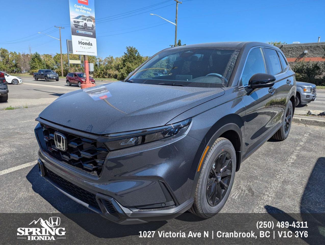 New 2025 Honda CR-V Hybrid EX-L PRICE INCLUDES: FREIGHT & PDI, XPEL - PAINT PROTECTION FILM, ALL SEASON MATS, BLOCK HEATER, PREMIUM PAINT for sale in Cranbrook, BC