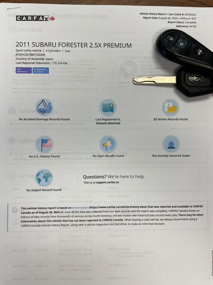 2011 Subaru Forester Auto AWD 2.5 SUNROOF H-SEATS NO ACCIDENT B-TOOTH - Photo #28