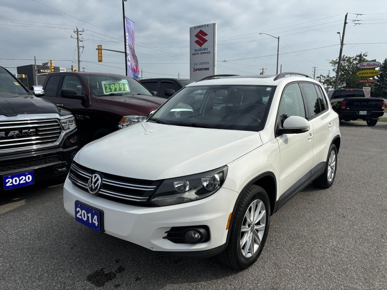 Used 2014 Volkswagen Tiguan Trendline ~Nav ~Heated Leather ~Power Moonroof for sale in Barrie, ON